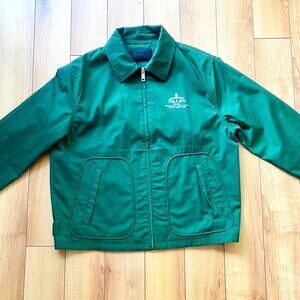 Prada Cotton Blend Blouson Jacket - Green, Size 48